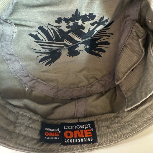 Fides Honoris Virtus Hat Army Cap With Interior Pocket Faith Honor Courage OSFM - Picture 10 of 12